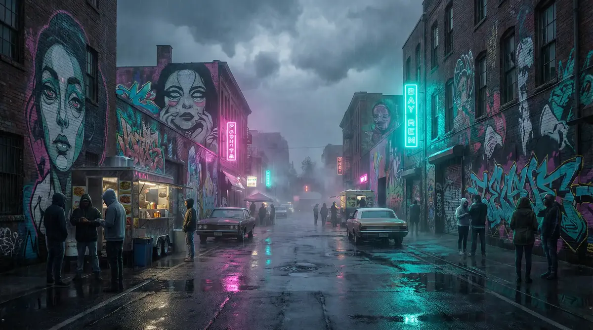 你是我的生命电视剧 - 雨夜壁画街